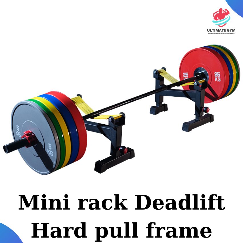 Mini rack khung giá đỡ deadlift, hard pull buffer frame tùy chỉnh cao thấp, pull back lifting ULTIMATE GYM