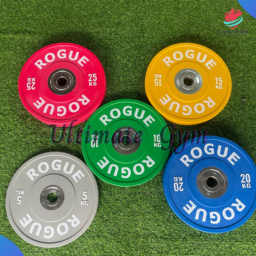 Bộ tạ đĩa ROGUE compettition 150kg gồm 5 cặp: 5kg-10kg-15kg-20kg-25kg cao cấp